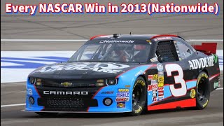 Every NASCAR Win in 2013 Nationwide [upl. by Drolyag]