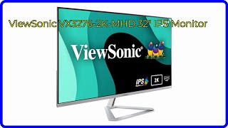 REVIEW 2024 ViewSonic VX32762KMHD 32quot IPS Monitor ESSENTIAL details [upl. by Atteniuq]