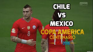 HD Chile vs Mexico Copa America 2016 19062016 Fifa 16 1080p60 [upl. by Babbie387]