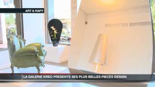 Les plus belles pièces design de la Galerie Kreo en Principauté [upl. by Anwahsed]