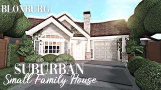 Roblox Bloxburg  Suburban Small Family House  Minami Oroi [upl. by Elsy]