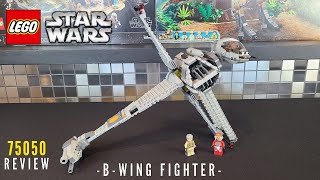 LEGO Star Wars BWing 75050 Review The Best Minifigure Scale BWing Made [upl. by Hammond]