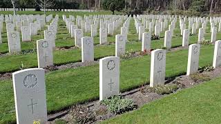 one of the largest military cemeteries in the Netherlands Holten Canadian War Cemetery [upl. by Iadahs]