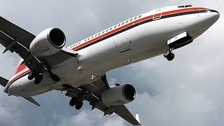 Meridiana 737800Low Landings amp Extreme Wet Jetblast on TakeoffSkiathos the Second St Maarten [upl. by Herr]