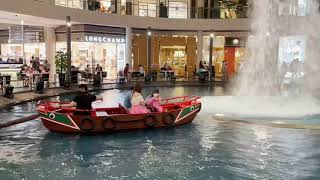 Gigantic Whirlpool and boating at Marina Bay Sands mall Singapore [upl. by Aidni]