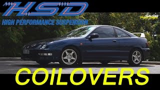 Integra HSD Coilovers  Install and Review [upl. by Pacien2]