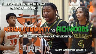 THEY WERE HOOPIN Normal Community vs Richwoods Was TURNT Top Teams in the STATE MatchUp 🔥 [upl. by Rotberg85]