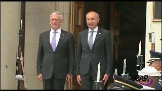 Mattis Hosts Croatian Defense Minister [upl. by Lundeen459]