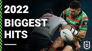 The NRLs mostwatched hits from the 2022 season  Match Highlights [upl. by Oirasor]