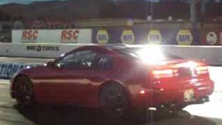 NonTurbo AT 300zx runs a 137 better burnout [upl. by Narhet]