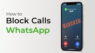 How To Block Calls On WhatsApp [upl. by Goddart]