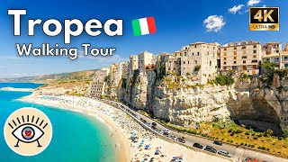 TROPEA CALABRIA Italia 4K ✅ TOUR A PIE con HISTORIA SUBTITULADA [upl. by Annayt756]