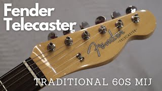 Best Fenders Ever  Fender Telecaster Traditional 60s Review  Made in Japan [upl. by Sinai]