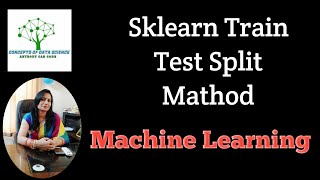 Sklearn Train Test Split Method For Machine Learning Mode l Recorded Classroom Session [upl. by Leahcimrej]