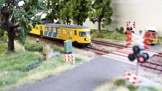 Modeltreinen door Nederlandse modelbaan Het Hoge Noorden  Deel 2 [upl. by Adnohsar450]