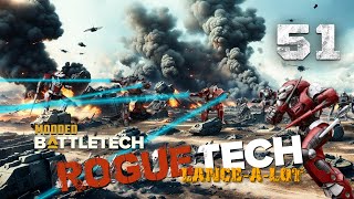 Explosions EVERYWHERE  Battletech Modded  Roguetech LanceALot 51 [upl. by Issy]