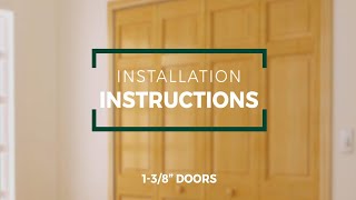 Bifold Doors 35mm Istallation Instructions [upl. by Gish154]