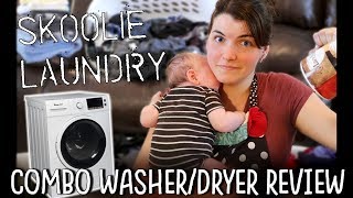 SKOOLIE LAUNDRY TIME  WASHERDRYER COMBO TEST AND REVIEW wPower consumption test [upl. by Kiefer]