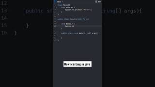 Downcasting in java  Pahadi Coder [upl. by Mcevoy555]