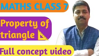 Concept of properties of triangle 📐 Class 7 icse cbse ll Facto maths [upl. by Berneta935]