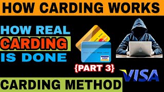 Real Carding Method  How Real Carding Is Done  How Carding Works PART 3 [upl. by Denman]