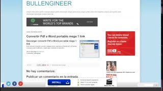 Descargar convertidor pdf a word mega [upl. by Clim]