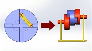 Elliptical trammel to oldham coupling [upl. by Siro]