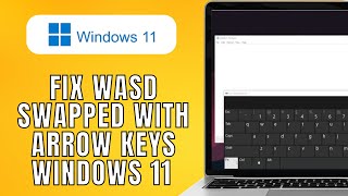 How To Fix WASD Swapped With Arrow Keys Windows 11 2024 Quick Method [upl. by Bueschel]