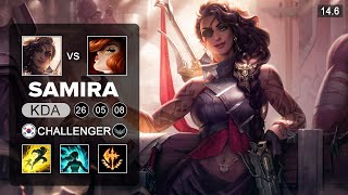 Samira vs Miss Fortune  KR Challenger  Patch 146 Season 14 [upl. by Menon]