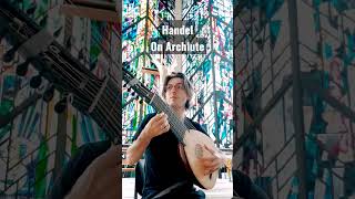 Ombra Mai Fu by Handel brandonacker lute guitar [upl. by Llebana464]