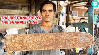 HOW TO MAKE​​ KNIFE FROM CHAINSAW [upl. by Gizela]