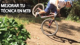 Cómo Mejorar tu Técnica con tu Bicicleta Trucos Fáciles para Principiantes en Mountain Bike [upl. by Wauters]