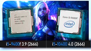 i5 9400f vs i5 10400 [upl. by Anialahs654]