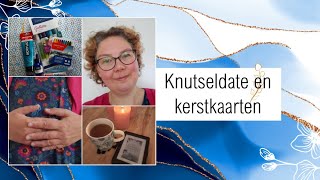 Knutseldate kerstkaarten en journalen  weekvlog [upl. by Emirej]