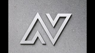 AV Letter Logo Design Tutorial  Adobe Illustrator  Logo Design  Suraiya Azim [upl. by Keene]