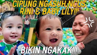 CIPUNG SEHARIAN ASUH BABY LILY SEMUA TANTANGAN DARI NCUS RINI BERHASIL DILEWATIN SAMA CIPUNG [upl. by Mirth71]