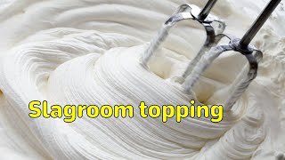 Slagroom topping maken [upl. by Bunker344]