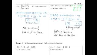 3 7 Intersecting Lines and Planes [upl. by Hafeetal]