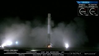 Historic Landing of Falcon 9 First Stage at Landing Zone 1 OG2 Mission [upl. by Edahs]