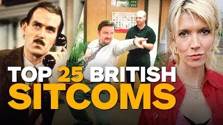 The 25 Funniest British Sitcoms of AllTime [upl. by Rikahs736]