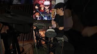 Kaikai Kitan  Eve Drum Cover Jujutsu Kaisen Season 1 OP drum drumcover drums fypシ cover fyp [upl. by Tak]