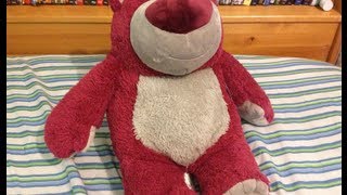 DisneyPixar quotToy Storyquot  Lotso Huggin Bear Strawberry Scented Plush [upl. by Alick380]