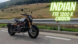 Indian FTR 1200R Carbon  Test Ride 4K  RAW Audio [upl. by Gundry]