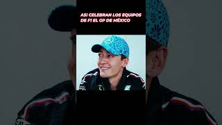 Asi Celebran los Equipos de F1 El Gran Premio de México f1 [upl. by Ramahs2]