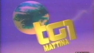 RAI Uno  Sigla TG1 Mattina 1990 [upl. by Llarret]