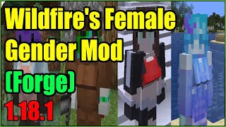 Wildfires Female Gender Mod Forge Mod 1181 Free Download and Install for Minecraft PC [upl. by Danete715]