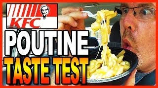 KFC Poutine Taste TestReview [upl. by Lyrret]