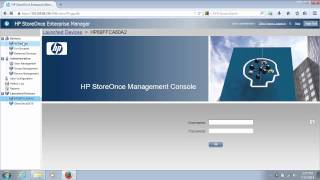 StoreOnce Enterprise Manager SEM [upl. by Werdn]