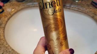 ✅ How To Use LOreal Paris Elnett Satin Hairspray Review [upl. by Gnilhsa]