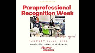 Paraprofessionals Recognition Week 2022  Minnesota [upl. by Peter656]